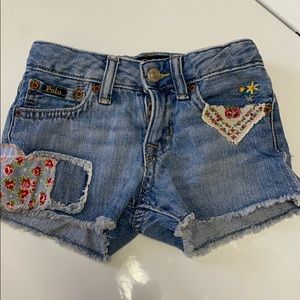 Polo Ralph Loren Jeans shorts for girls